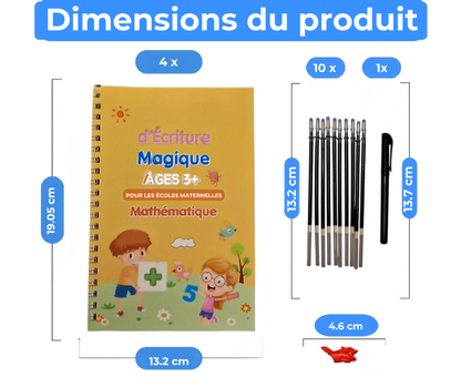 Lot de 4 Cahiers magiques